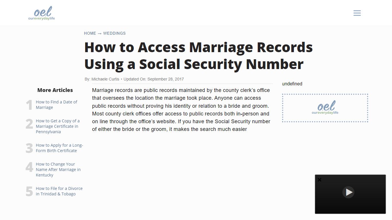 How to Access Marriage Records Using a Social Security Number